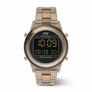 Daniel Wellington DW Montre 42mm Retro Digital Dark Brown