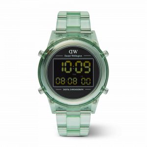 Daniel Wellington DW Montre 42mm Retro Digital Light Green
