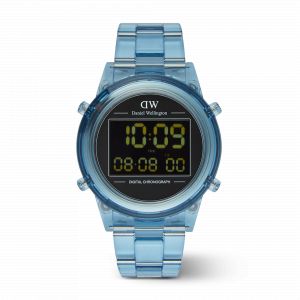 Daniel Wellington DW Montre 42mm Retro Digital Light Blue