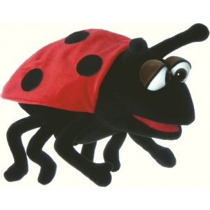 Peluche marionnette Hubi La coccinelle - Living Puppets