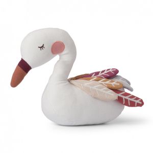 Peluche cygne Susie avec ailes multicolores - Picca Loulou