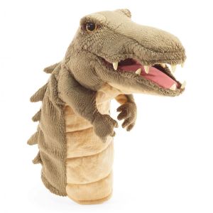 Peluche marionnette crocodile - Folkmanis