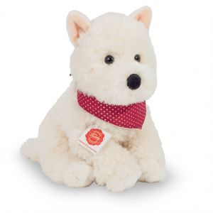 Peluche Westie assis - 30 cm - Teddy Hermann