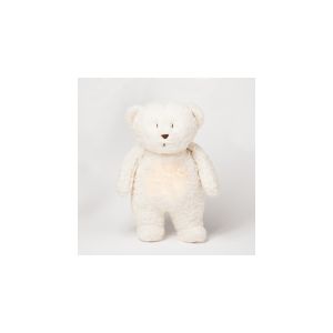 Ourson magique Moonie blanc polaire en coton bio - Moonie