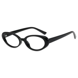 Firmoo Noir Ovale TR Monture Lunettes de Vue G8094