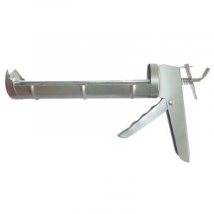 Pistolet &agrave; mastic manuel acier gris