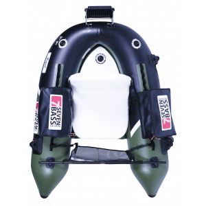 Float Tube Seven Bass Brigad : Charge max. - 180kg, Coloris Seven Bass - Vert / Noir, Largeur - 120cm, Long. - 170cm, Poids - 11,2kg