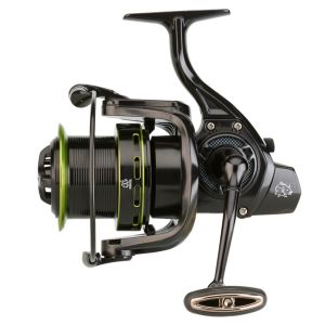 Moulinet Carpe Prowess Absolum TI : Contenance - 300m / 0,30mm, Frein - 12kg, Poids - 495g, Roulements - 8, Taille Moulinet - 5000