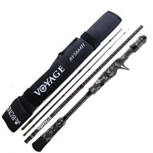 Canne Casting Bone Voyage X : Encombrement - 57,5cm, Long. - 1m90, Nombre de brins - 4, Poids - 96,5g, Puissance Canne - 3 - 10g