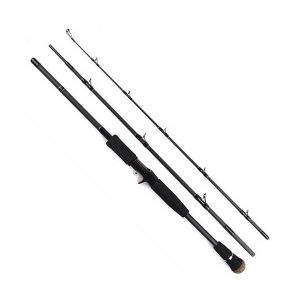 Canne Casting Deps Hugecustom H2N 64 R : Encombrement - 68cm, Long. - 1m90, Nombre d'anneaux - 9, Nombre de brins - 3, Poids - 186g, Puissance Canne - Max 100g