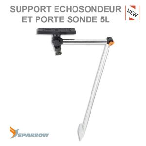 Support Fixation Sondeur et Porte Sonde Sparrow : Mod&egrave;le - 5L