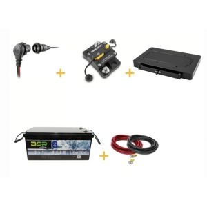 Pack Installation Moteur Avant Minn Kota X BSR Eau Douce : Mod&egrave;le - Batterie 36V - 100ah / pour moteur 112lbs
