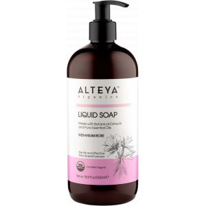 Alteya Organics Liquid Soap Geranium Rose - 500 ml