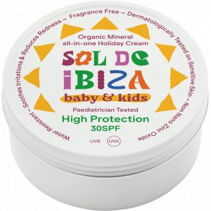 Sol de Ibiza Baby & Kids Organic Mineral All-In-One Holiday Cream SPF 30 - 100 g