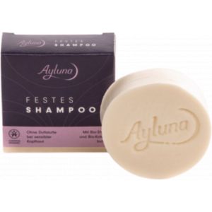 Ayluna Shampoing Solide aux Beurres de Karité Bio & Cacao Bio - 60 g