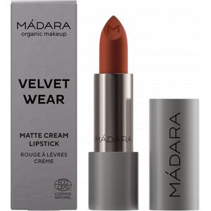 MÁDARA Organic Skincare Velvet Wear Matte Cream Lipstick - 33 Magma
