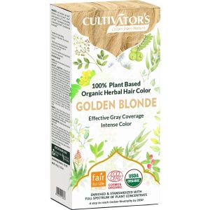 CULTIVATOR'S Organic Herbal Hair Color Golden Blonde - 100 g