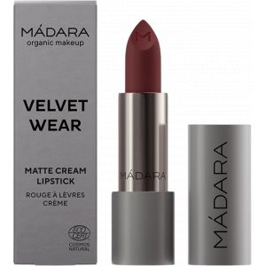 MÁDARA Organic Skincare Velvet Wear Matte Cream Lipstick - 35 Dark Nude
