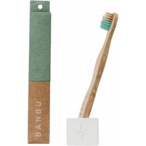 BANBU Brosse à Dents Bambou Junior - Vert