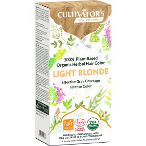 CULTIVATOR'S Organic Herbal Hair Color Light Blonde - 100 g