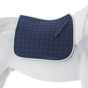 Tapis de selle Kavalkade Superior - Bleu nuit-Pierre de lune