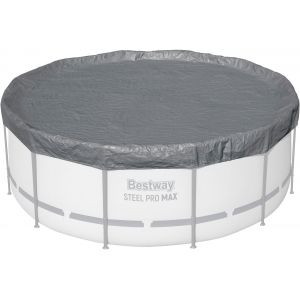 BESTWAY B&acirc;che Premium ronde pour piscine hors sol de 370 cm 58949