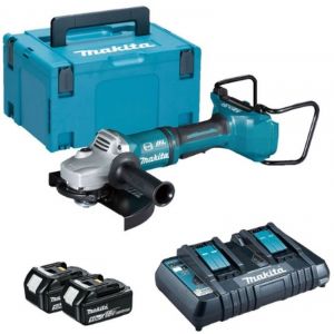Makita DGA900PT2 Meuleuse 230mm, Li-ion (2x18V/5,0Ah)
