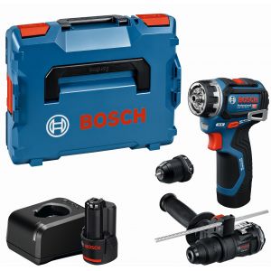 BOSCH GSR 12V-32 FC PROFESSIONAL Visseuse-perceuse sans fil, 2&times; 2,0 Ah, L-Boxx 06019N7104