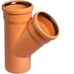 OSMA KGEA Raccord en Y d&rsquo;&eacute;gout DN 200/160, 45&deg; 223310