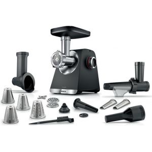 Bosch Série 6 Hachoir a viande MultiPower 2100 W Noir, argent métallisé MFWS650B