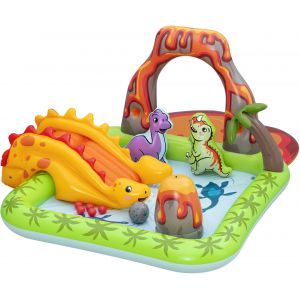 BESTWAY Volcano Aire de jeux aquatiques et pataugeoire gonflable, 262 x 188 x 102 cm 53172