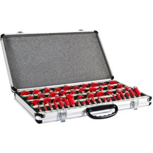 Holzmann Jeu de 50 fraises a d&eacute;foncer dans un coffret en aluminium OFS50