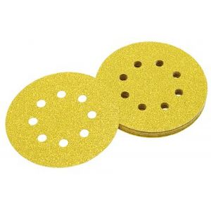 DeWALT DT3106-QZ Disque abrasif auto-adh&eacute;sif 125mm K180 10 Pieces