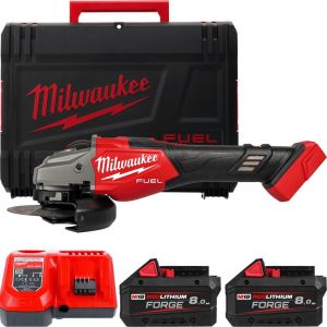 Milwaukee M18 FHSAG125XB2-802X Meuleuse d'angle 125mm (18V/2x 8,0Ah/HD BOX) 4933493416