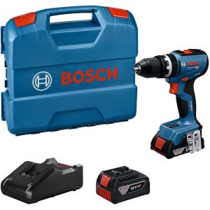 BOSCH GSB 18V-65 PROFESSIONAL Perceuse-visseuse, 1 x 2.0 Ah, 1 x 4.0Ah, L-Case 06019N3332