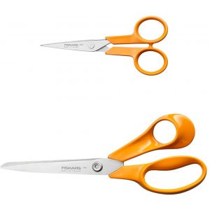 Fiskars Classic Set de ciseaux couture 21 cm + 13 cm 1082398