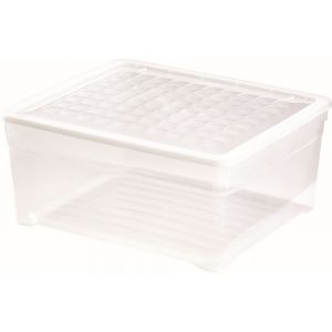 CURVER TEXTILE 18,5L Boîte de rangement 39,6 x 34,3 x 17,3 cm transparent 03002-001