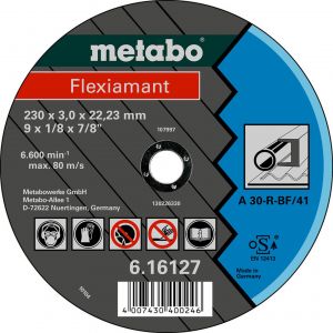 Metabo Flexiamant 125x2,5x22,23 acier, meule de tron&ccedil;onnage 616732000