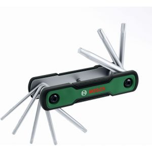 BOSCH Jeu de cl&eacute;s Torx pliantes 8 en 1 1600A039L8
