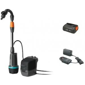 Gardena 2400 ComfAuto 18V P4A Pompe r&eacute;cup&eacute;rateur eau de pluie (1x 2,5Ah) 14605-20