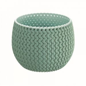 PROSPERPLAST SPLOFY Bowl Basic pot de fleurs, 18 cm, vert, DKSP180N-623U