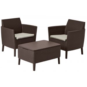 KETER SALEMO Ensemble balcon, marron/beige 17205935