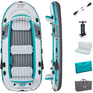 BESTWAY Hydro-Force Adventure Elite X5 Bateau gonflable, 364 x 166 x 45 cm 65159