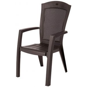 KETER MINNESOTA Chaise de jardin, 61 x 65 x 99 cm, marron 17198329