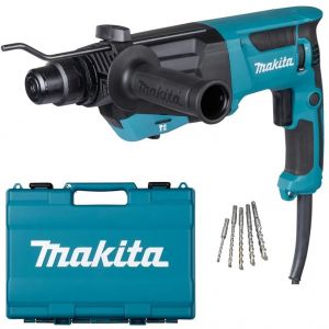 Makita HR2670X3 Perfo-burineur SDS-Plus (800W/3,0J) +Mallette de transport