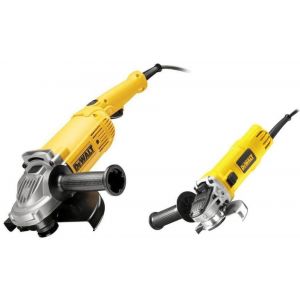 DeWALT DWE492DUO2 Ensemble de meuleuses d'angles (DWE492+DWE4157)(230mm/125mm)(2200W/900W)