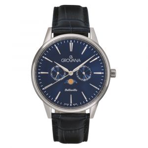 Grovana - 1766.1535 - Montre-bracelet - hommes - Belleville Phase de lune