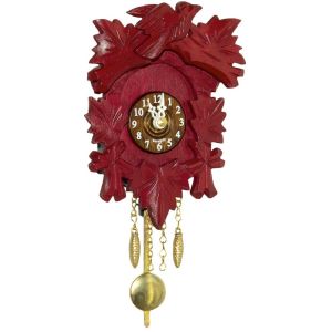 Trenkle - 2015_PQ_rot - horloge murale coucou - Quartz - Kuckulino Color Edition