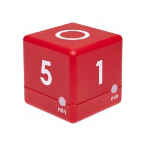 TFA - Minuteur cube digital CUBE-TIMER 38.2039.05 - rouge