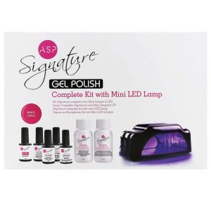 Kit Complet avec Mini Lampe LED Gel Polish Signature